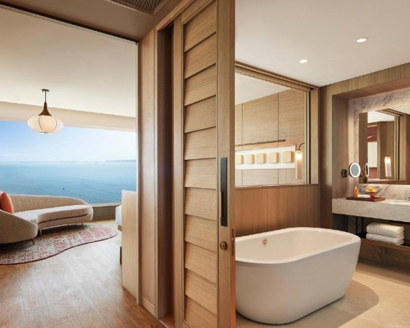 Taj Cidade De Goa Horizon, Goa Pangim Exterior foto A bathroom at the hotel